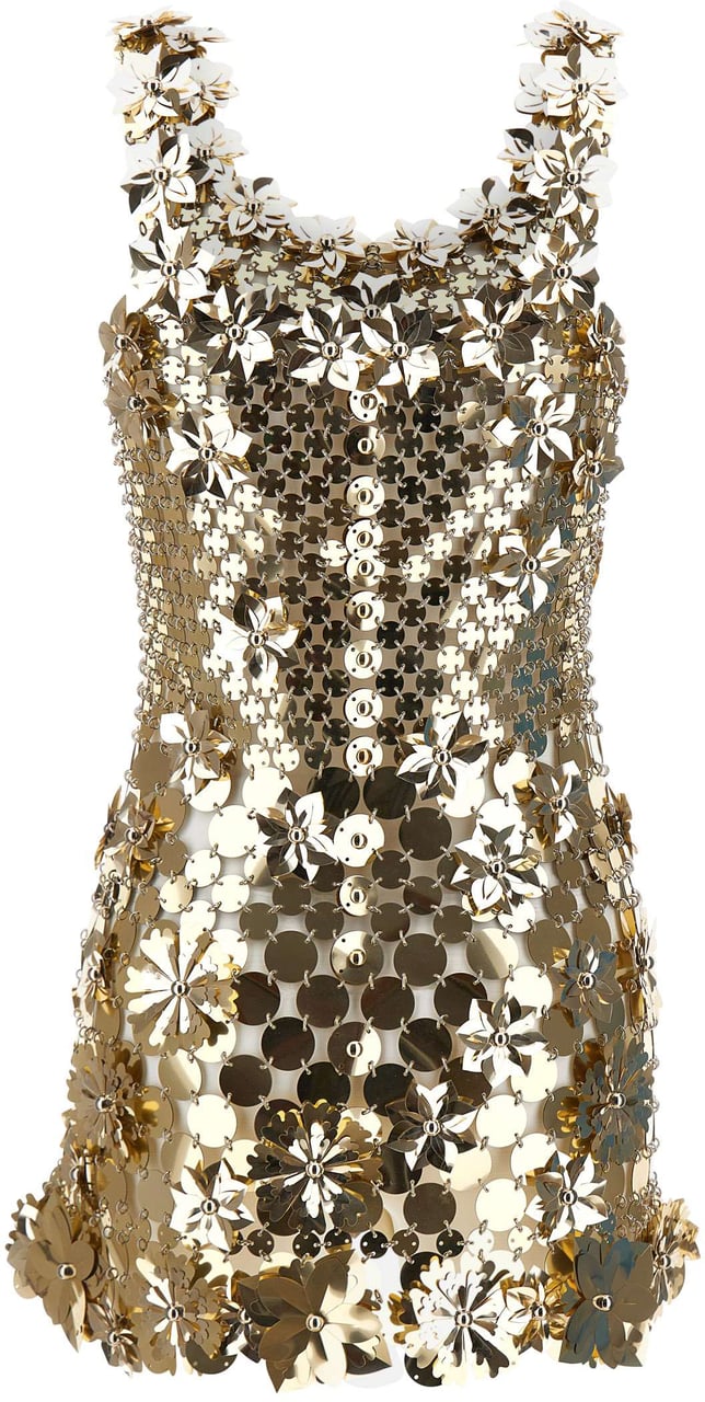 Rabanne Dresses Gold Goud
