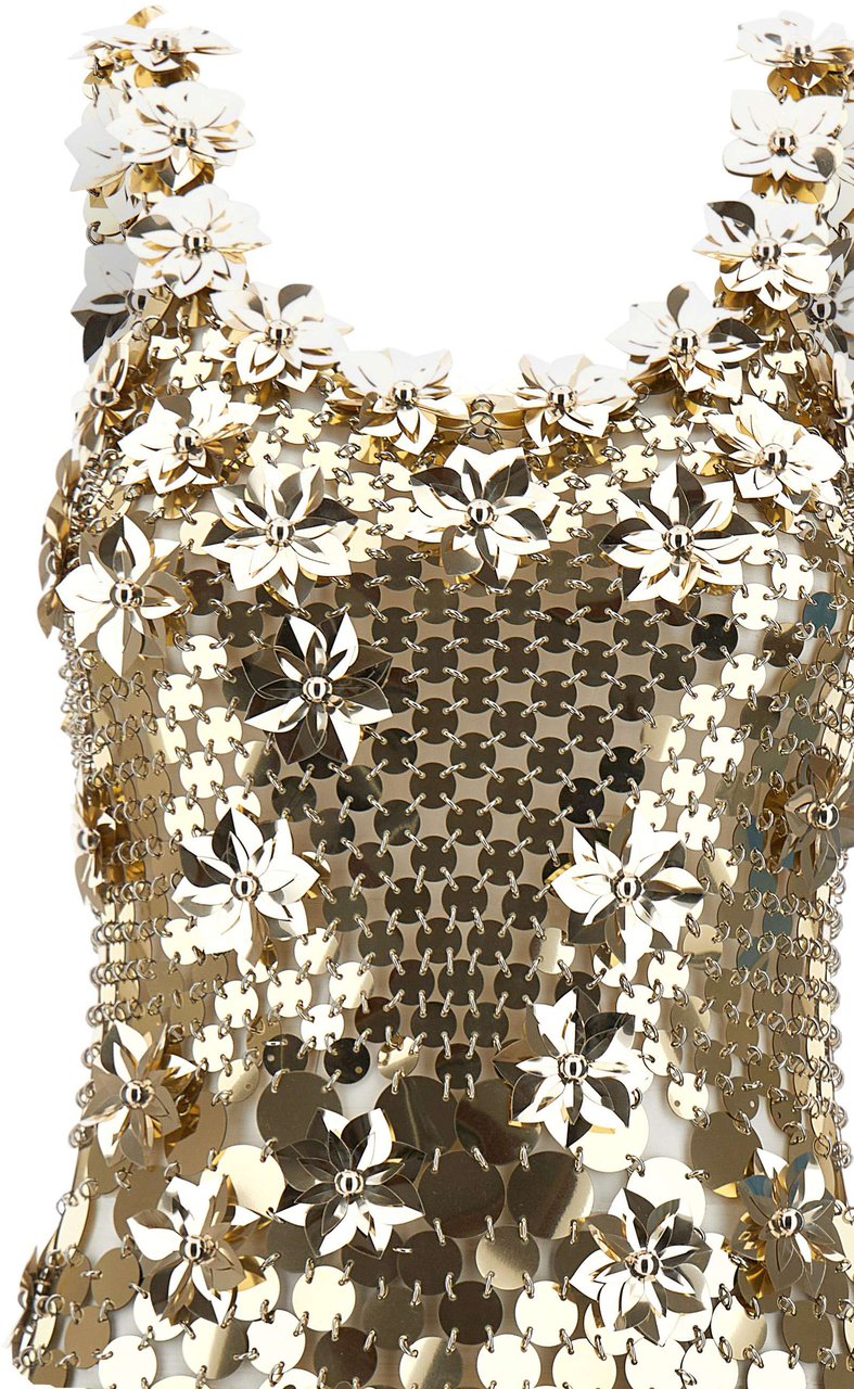 Rabanne Dresses Gold Goud