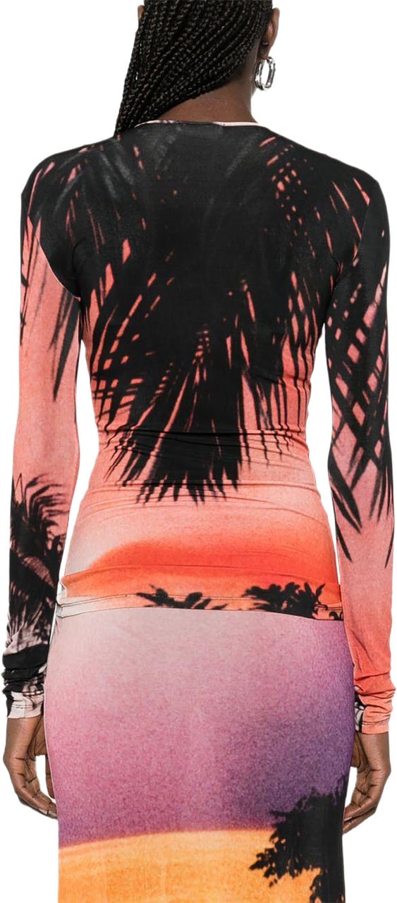 Rabanne T-Shirts And Polos Big Lightening Orange Oranje