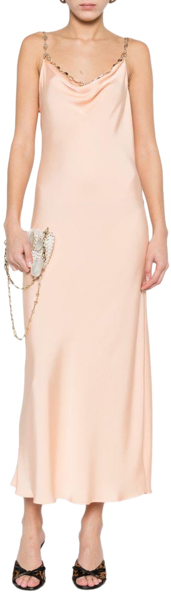 Rabanne Dresses Salmon Roze