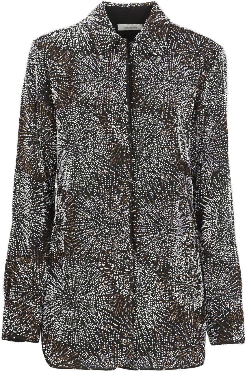 Rabanne Shirts Black Zwart