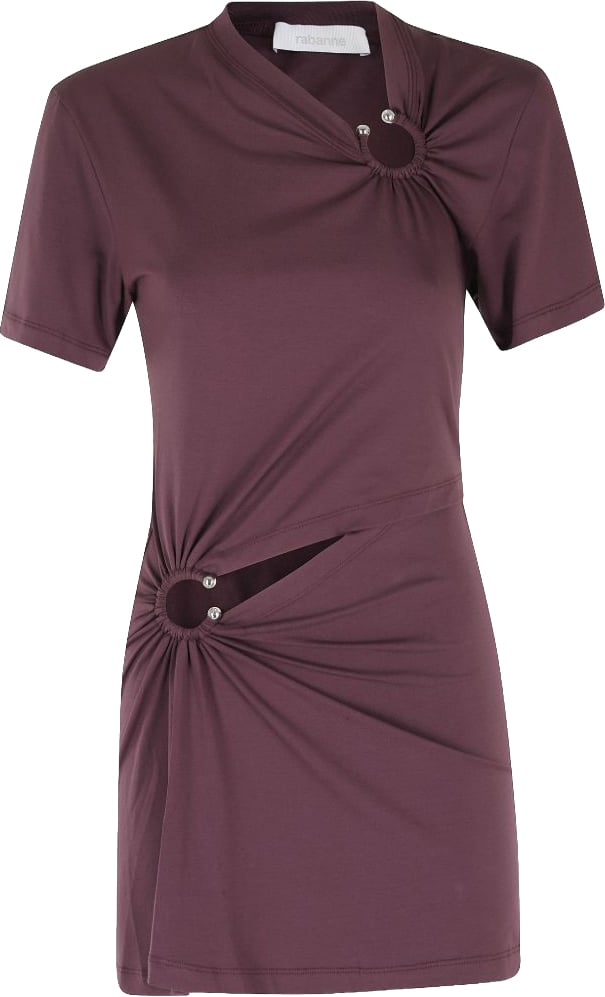 Rabanne Dresses Red Paars