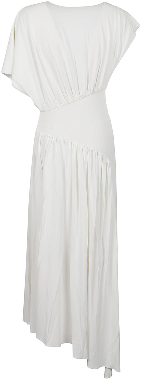 Rabanne Long Dress Nude Beige