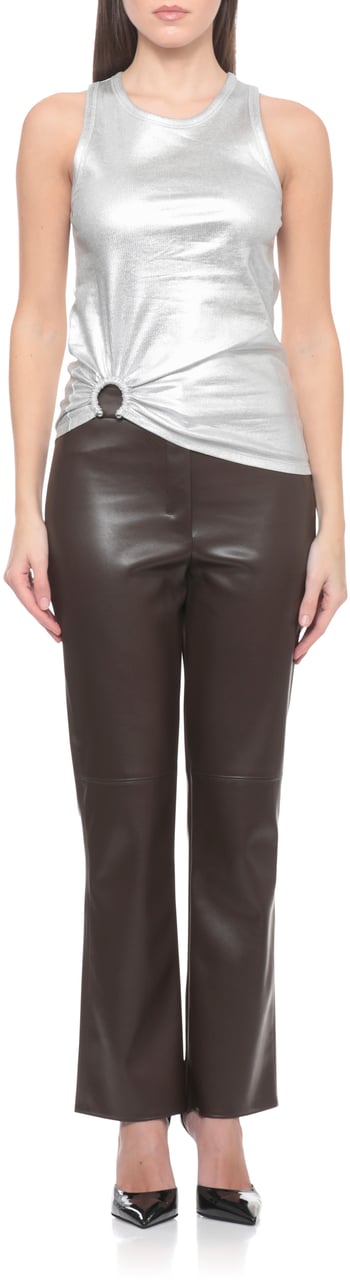 Rabanne Top Silver Zilver