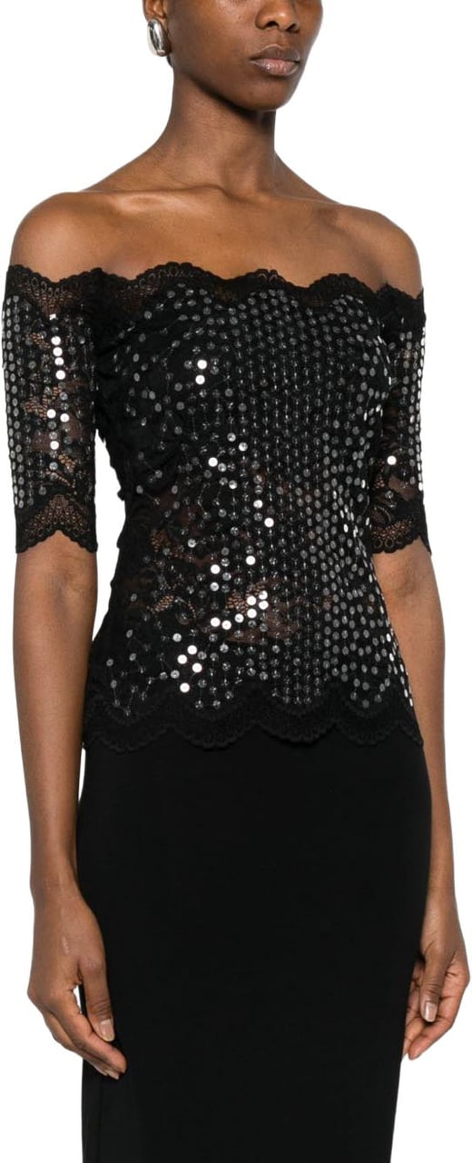 Rabanne Top Black Zwart