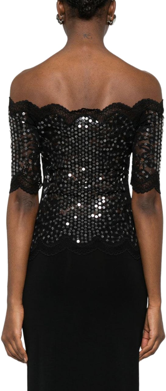 Rabanne Top Black Zwart