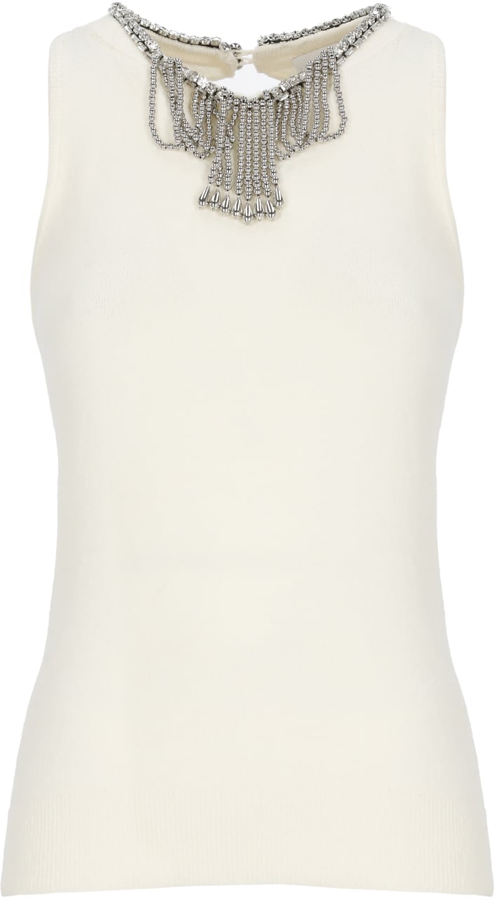 Rabanne Top Ivory Wit