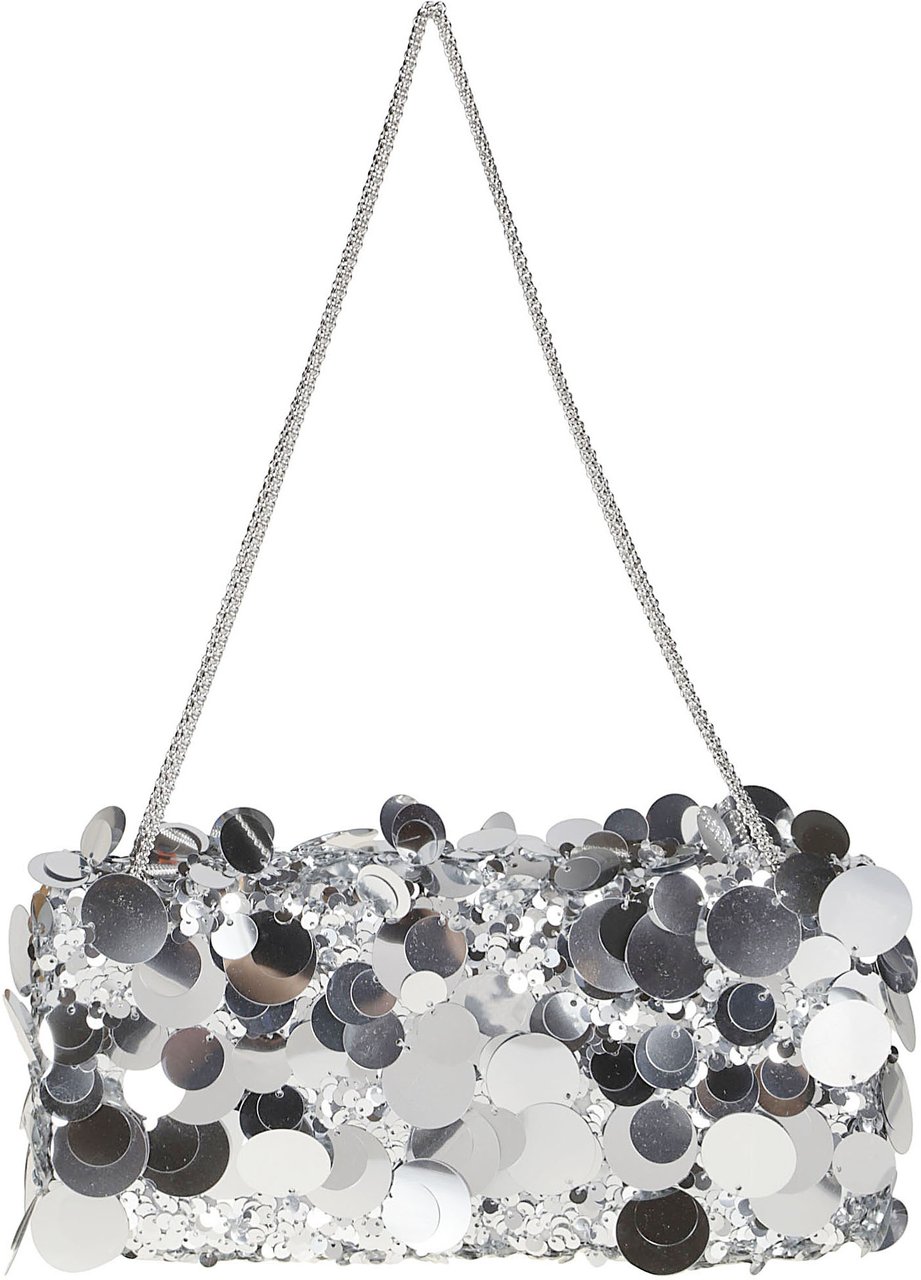 Rabanne Sparkle Baguette Bag Metallic Metallic