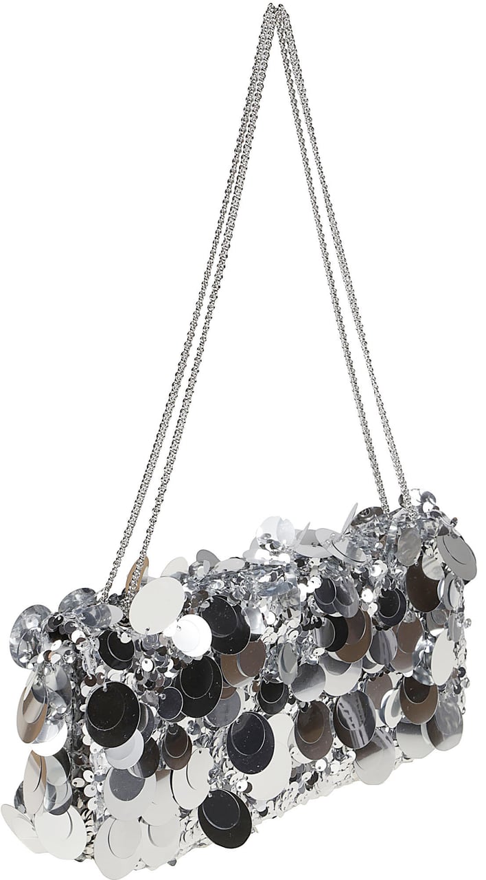 Rabanne Sparkle Baguette Bag Metallic Metallic