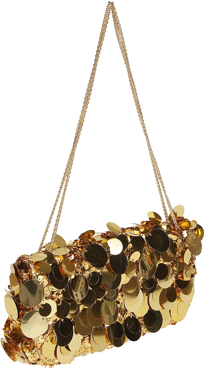 Rabanne Sparkle Baguette Bag Metallic Metallic