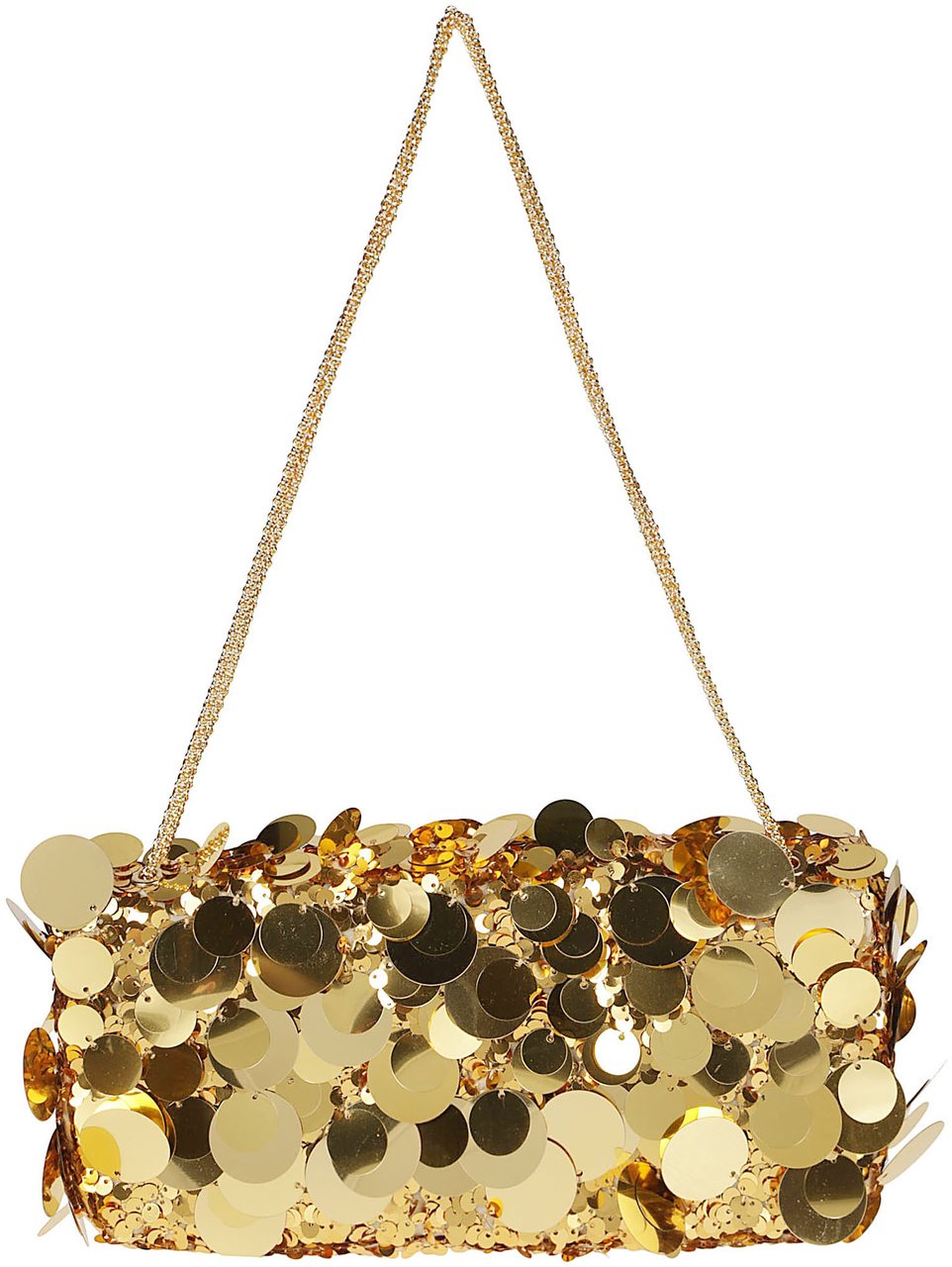 Rabanne Sparkle Baguette Bag Metallic Metallic