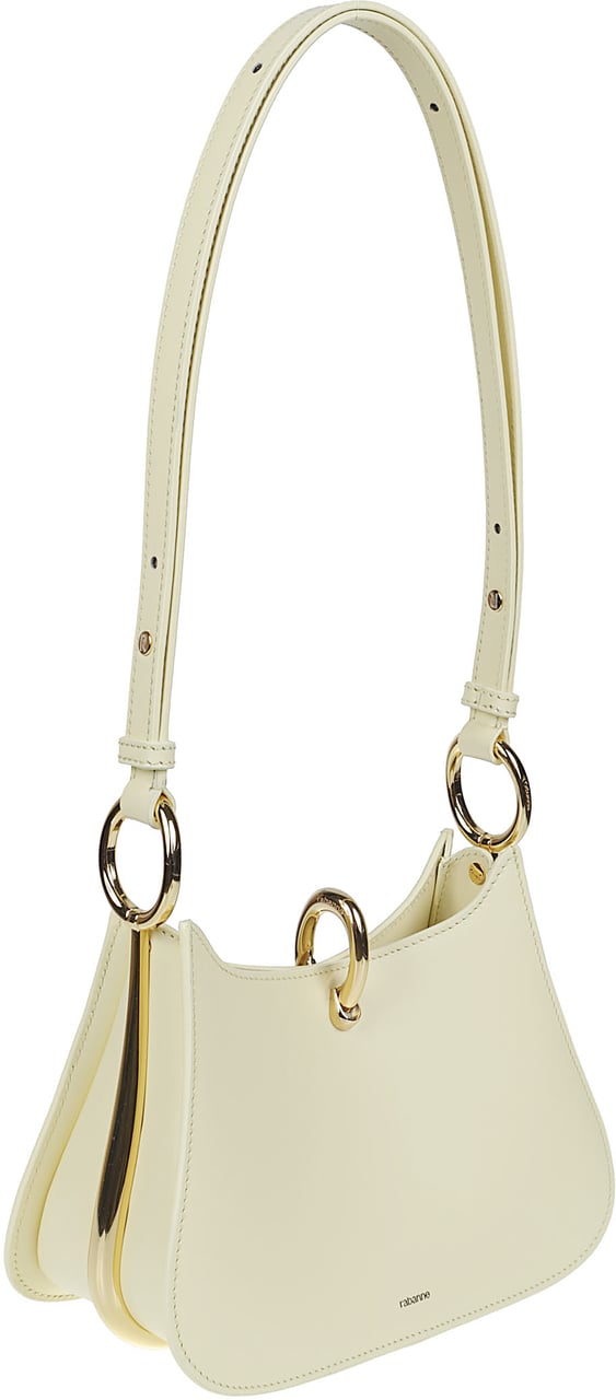 Rabanne Medium Ring Bag Nude Beige