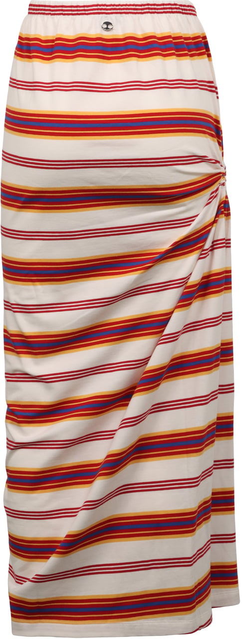 Rabanne Cotton midi skirt Rood