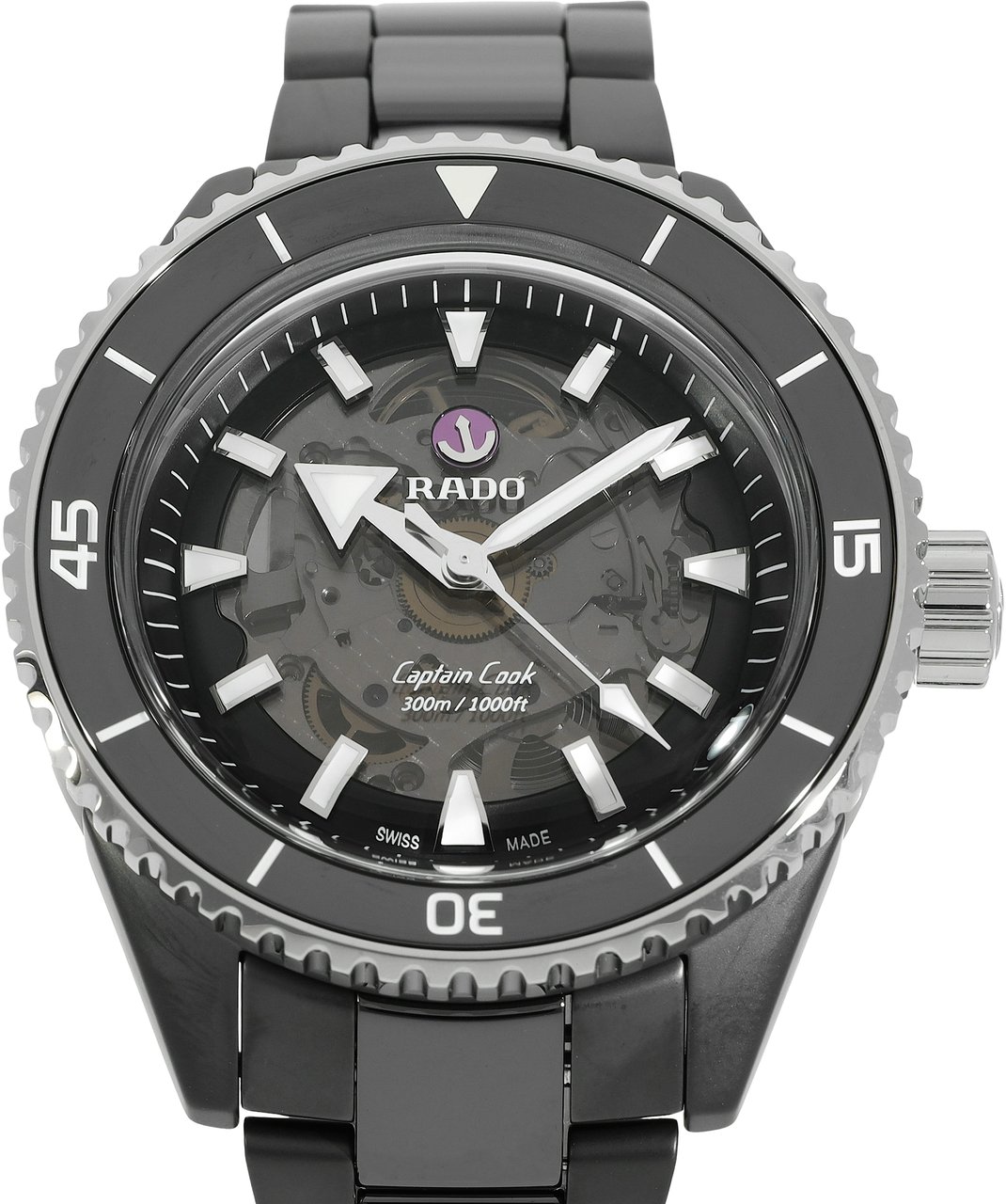 Rado Captain Cook Zwart