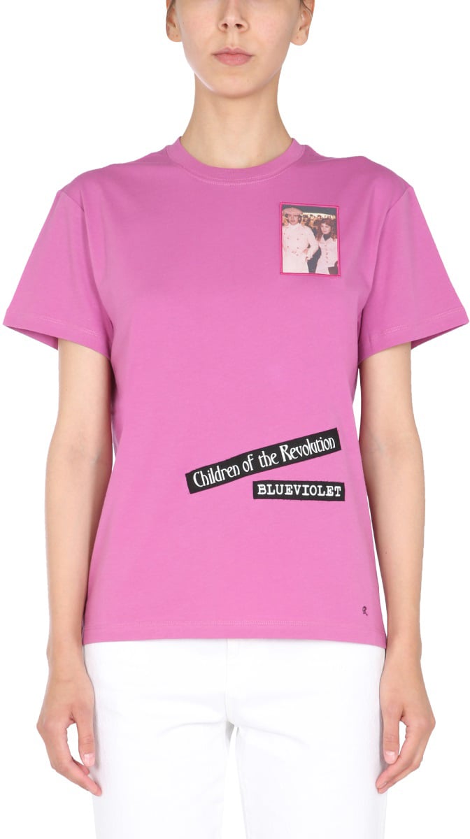 Raf Simons CREW NECK T-SHIRT Roze