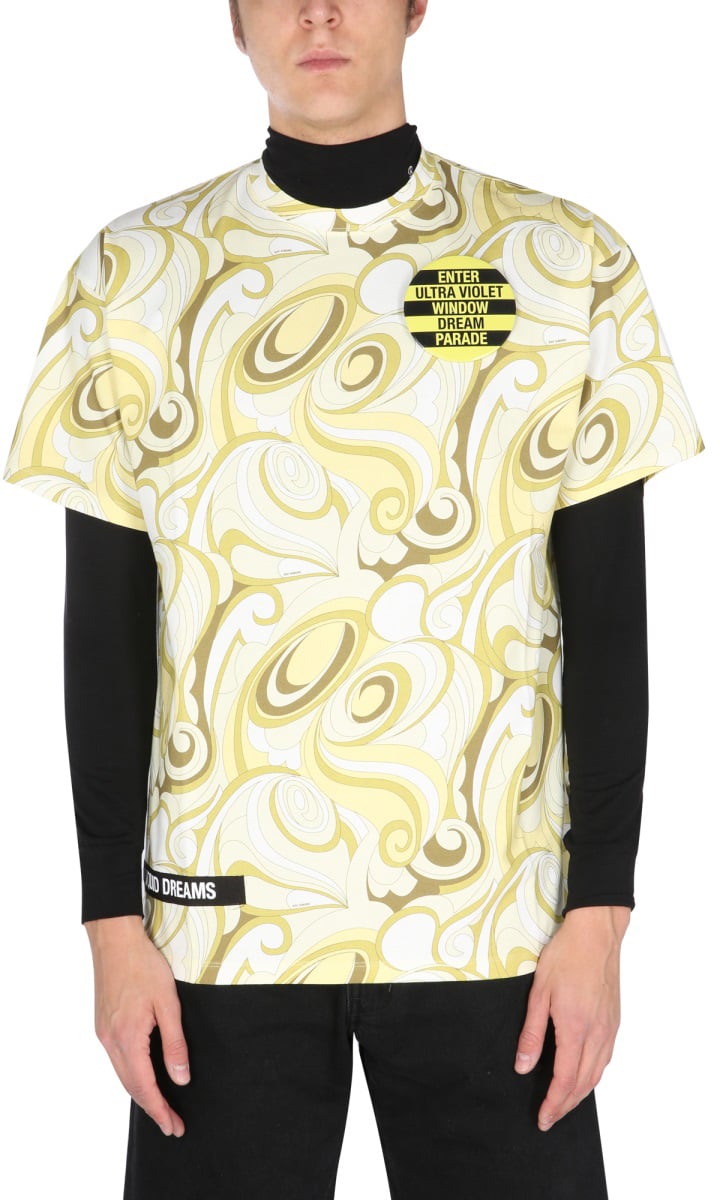 Raf Simons CREW NECK T-SHIRT Geel