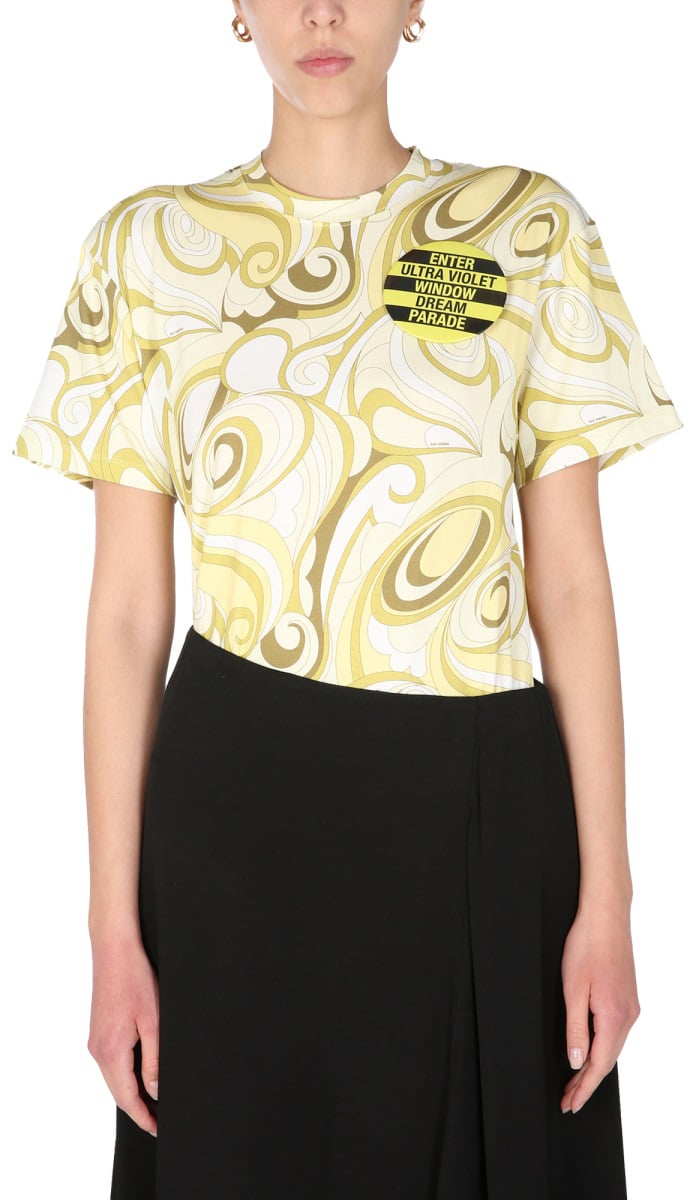 Raf Simons CREW NECK T-SHIRT Geel