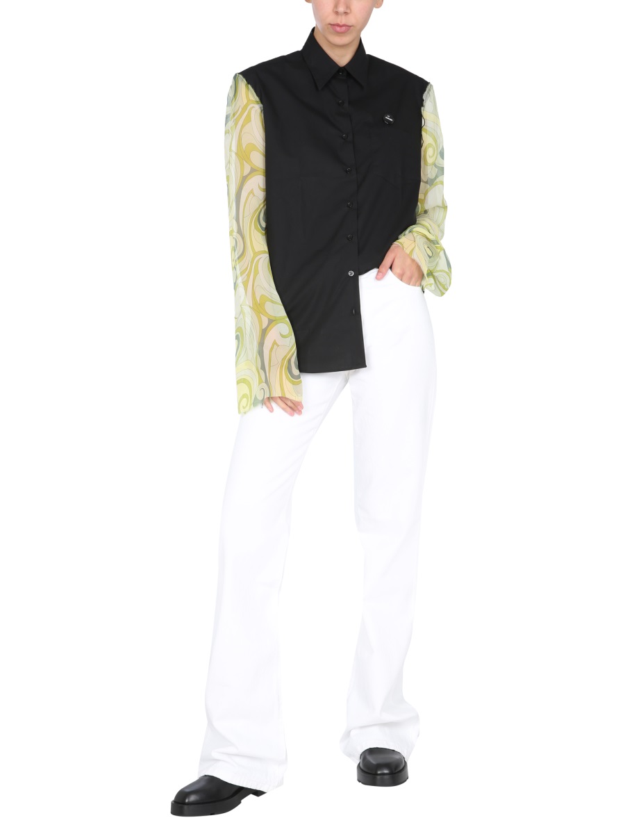 Raf Simons FLARED JEANS Wit