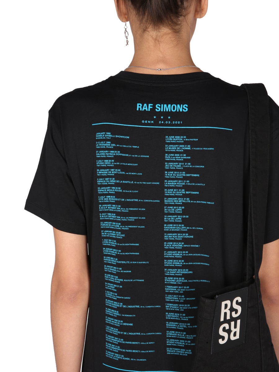 Raf Simons "ATARAXIA" T-SHIRT Zwart