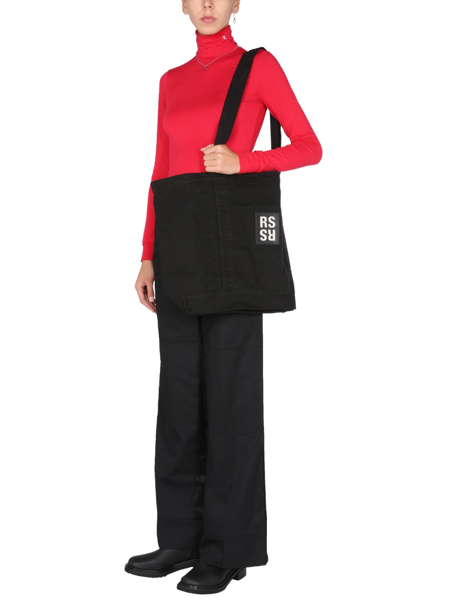 Raf Simons TURTLE NECK SWEATER Rood