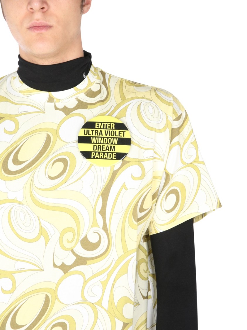 Raf Simons Relaxed Fit Crew Neck T-Shirt Neutraal
