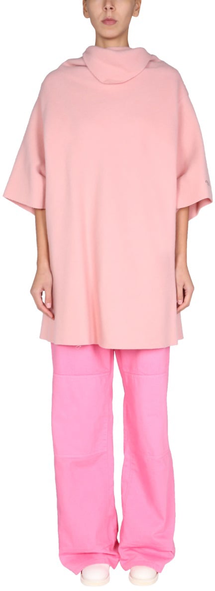 Raf Simons "ATARAXIA" WOOL BLEND DRESS Roze