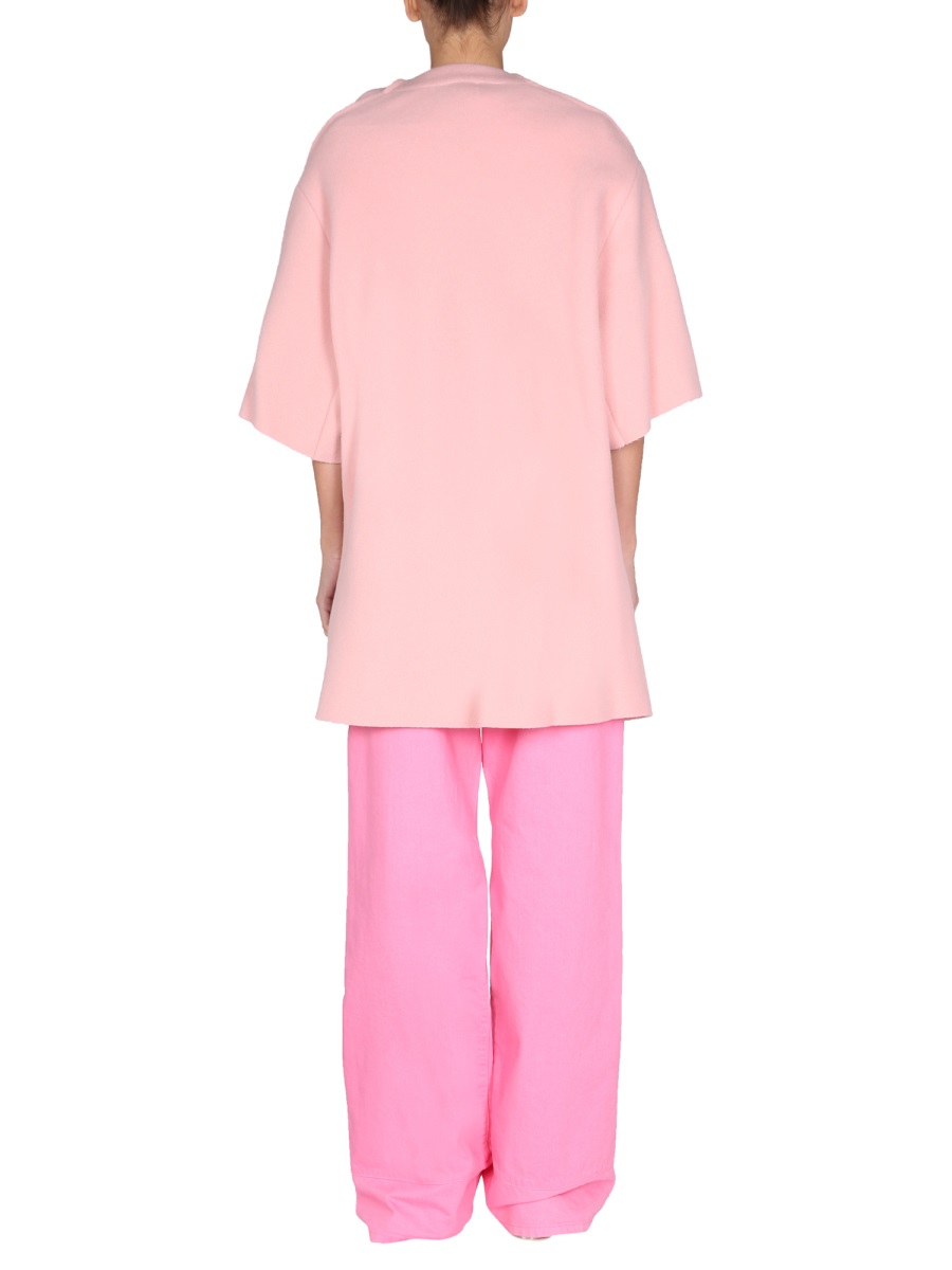 Raf Simons "ATARAXIA" WOOL BLEND DRESS Roze