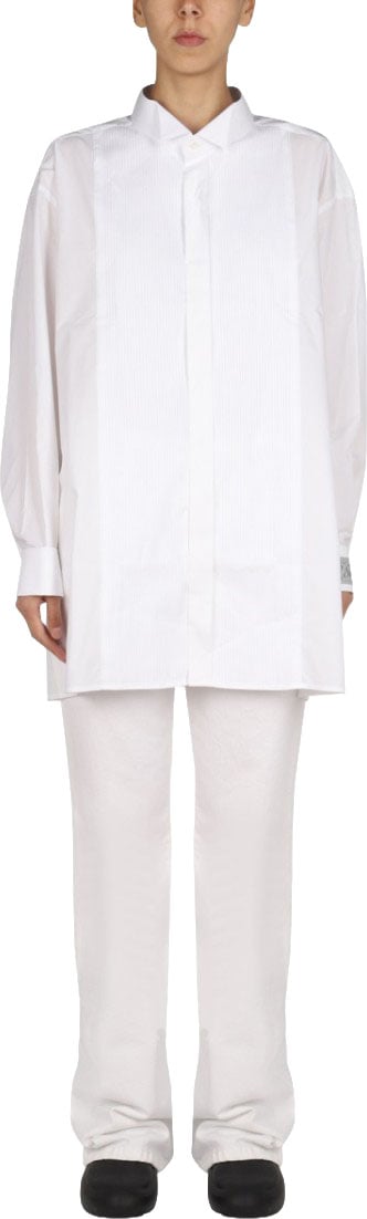 Raf Simons Classic Collar Oversized Shirt Wit