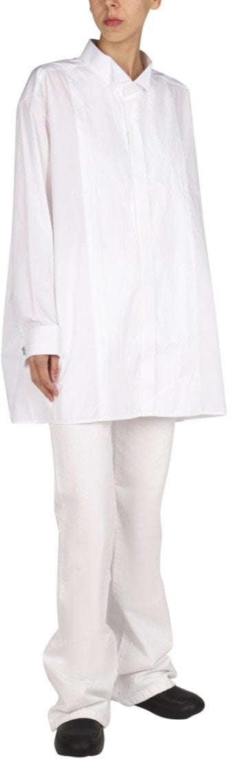 Raf Simons Classic Collar Oversized Shirt Wit