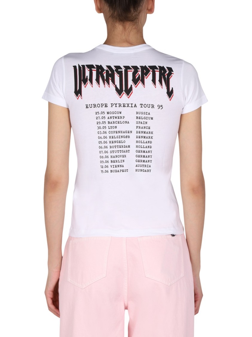 Raf Simons Short-Sleeved Crew Neck T-Shirt Wit