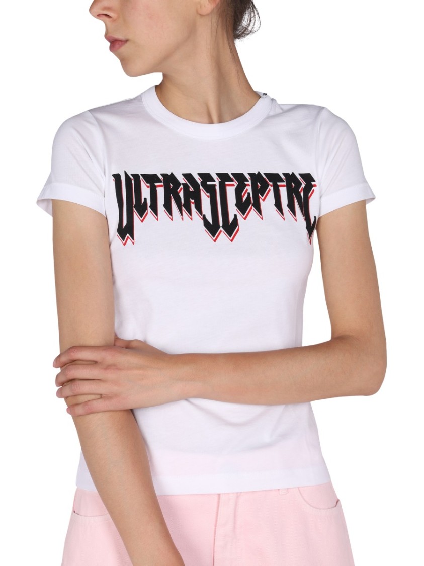Raf Simons Short-Sleeved Crew Neck T-Shirt Wit