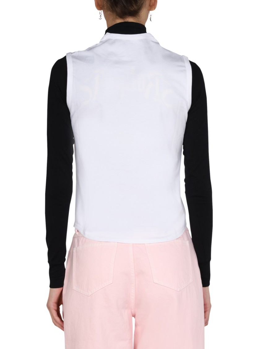 Raf Simons Layered Roll-Neck Top Wit