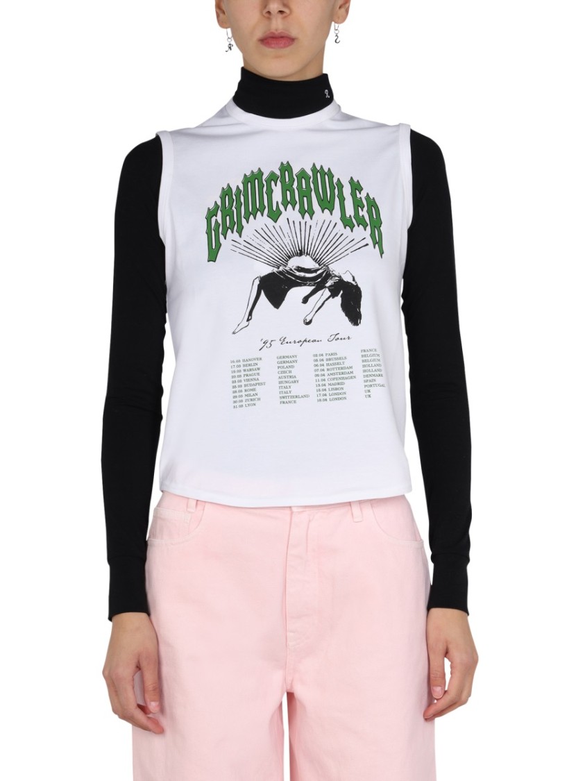 Raf Simons Layered Roll-Neck Top Wit