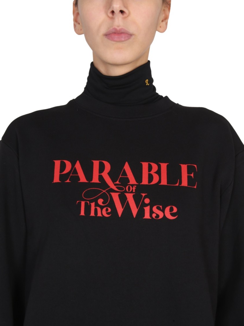 Raf Simons Relaxed Fit Sweatshirt Zwart