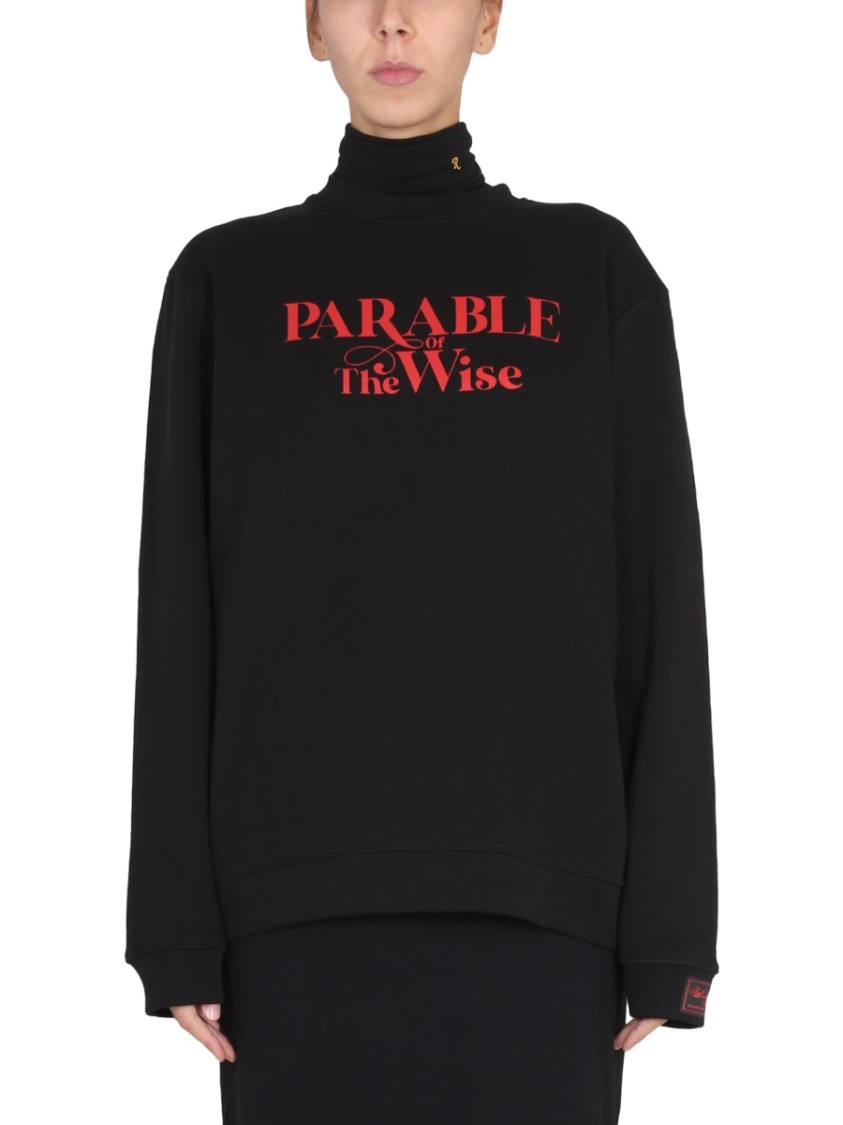 Raf Simons Relaxed Fit Sweatshirt Zwart