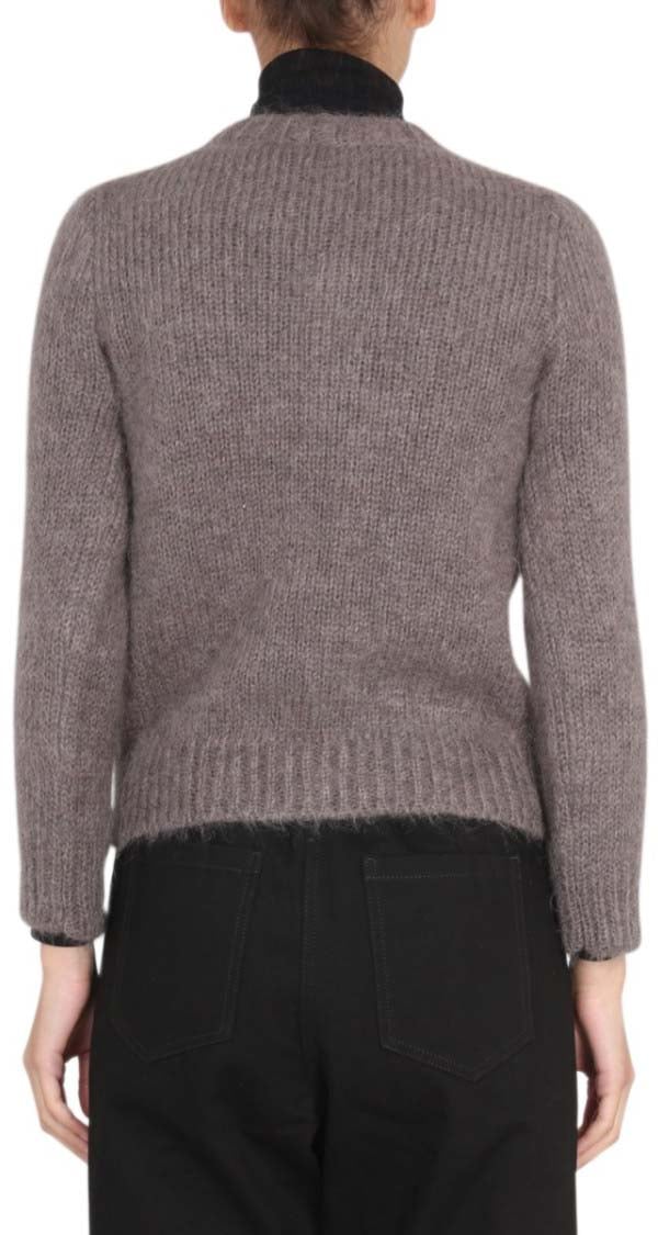 Raf Simons Mohair Crewneck Sweater Zwart
