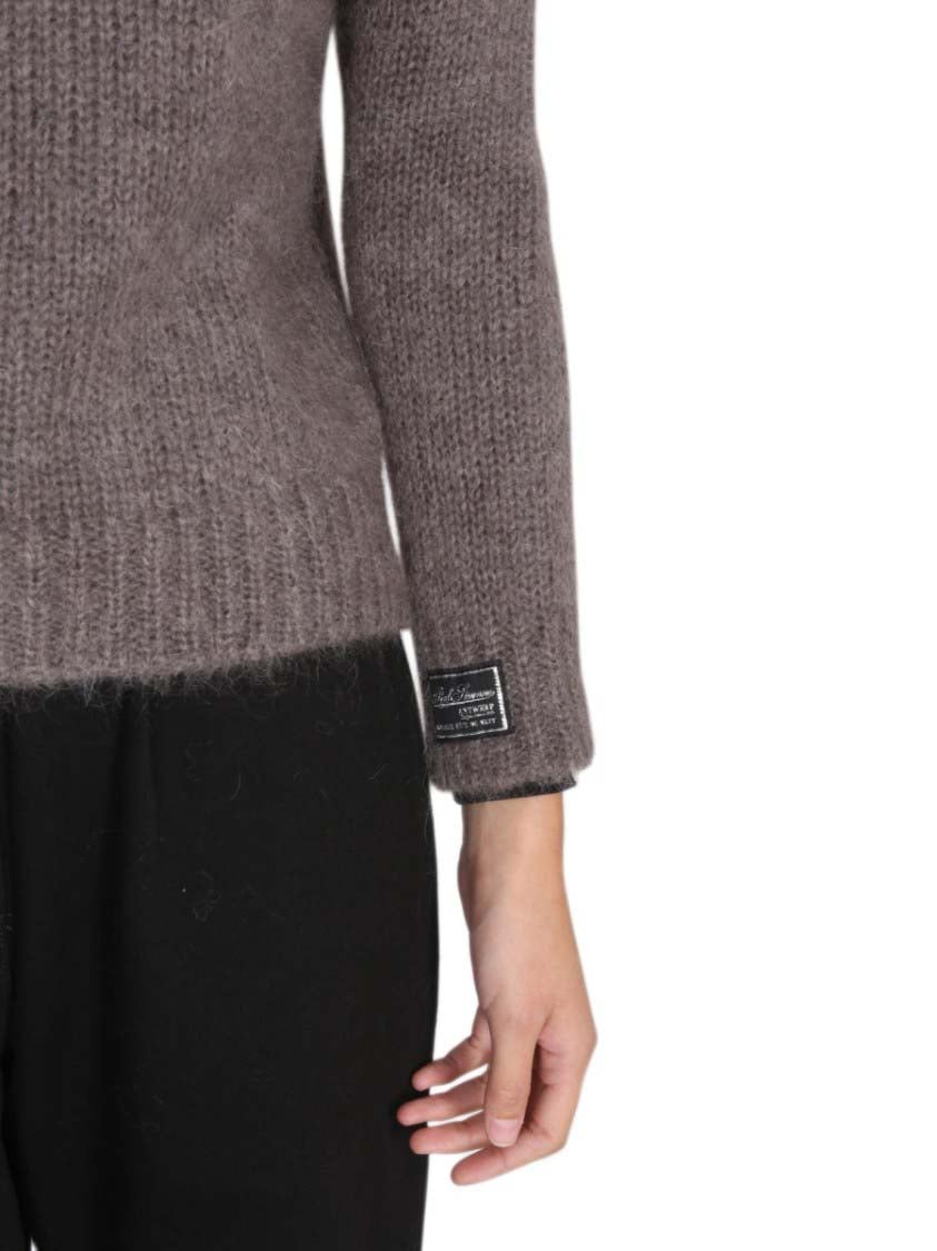 Raf Simons Mohair Crewneck Sweater Zwart