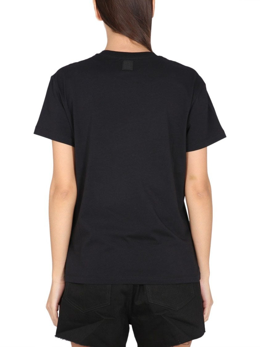 Raf Simons Relaxed Fit Crewneck T-Shirt Zwart