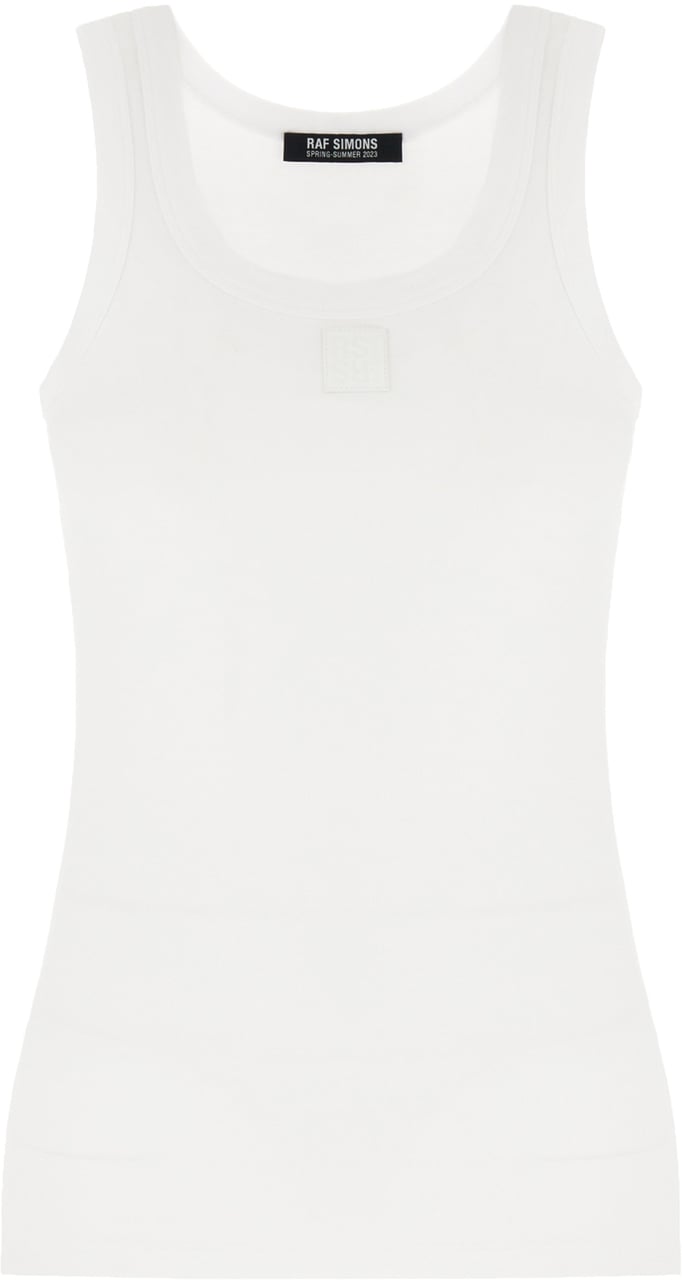 Raf Simons Raf Simons White cotton top Wit