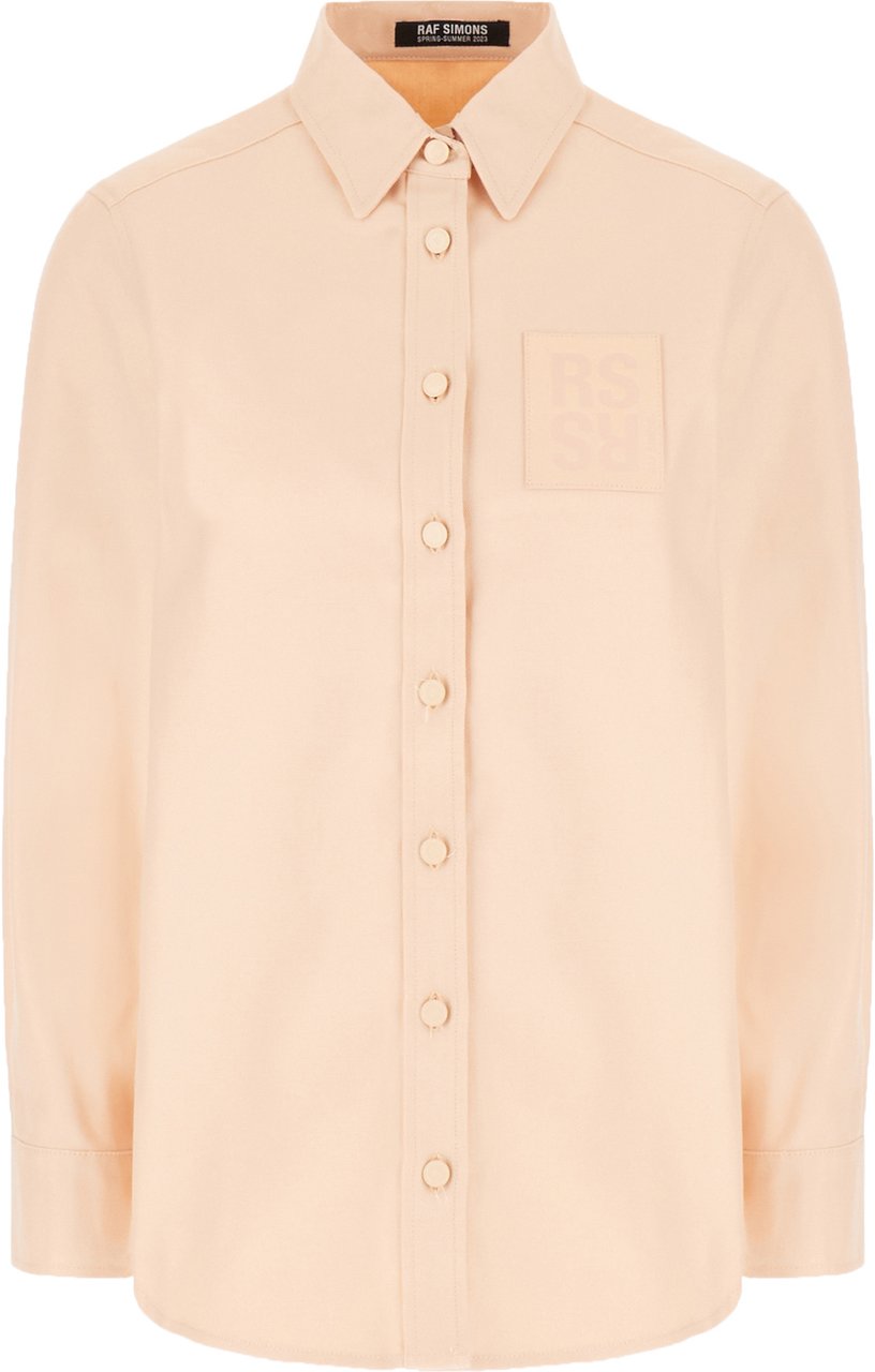 Raf Simons Raf Simons Pastel pink piquet shirt Roze