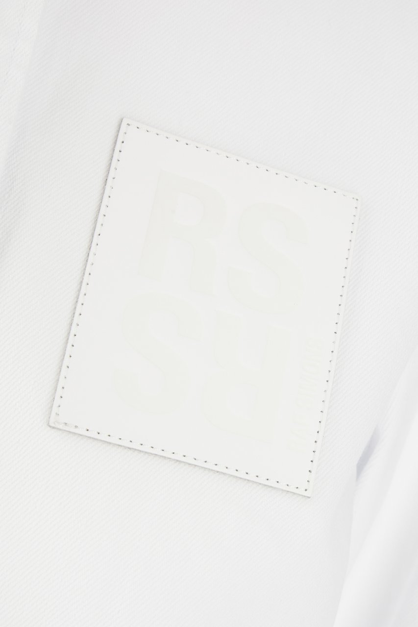 Raf Simons Raf Simons White piquet shirt Wit