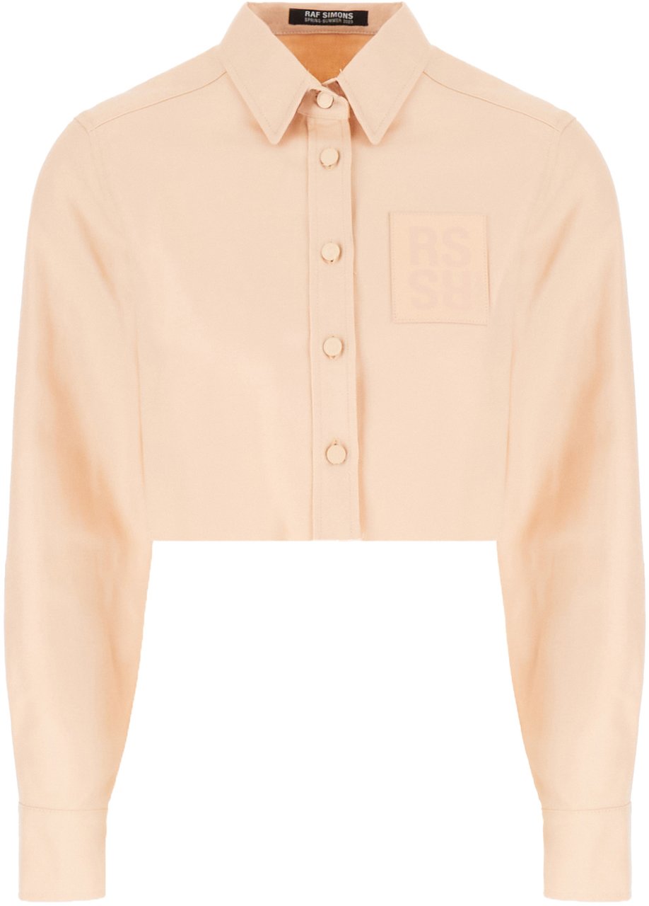 Raf Simons Raf Simons Peach piquet shirt Roze