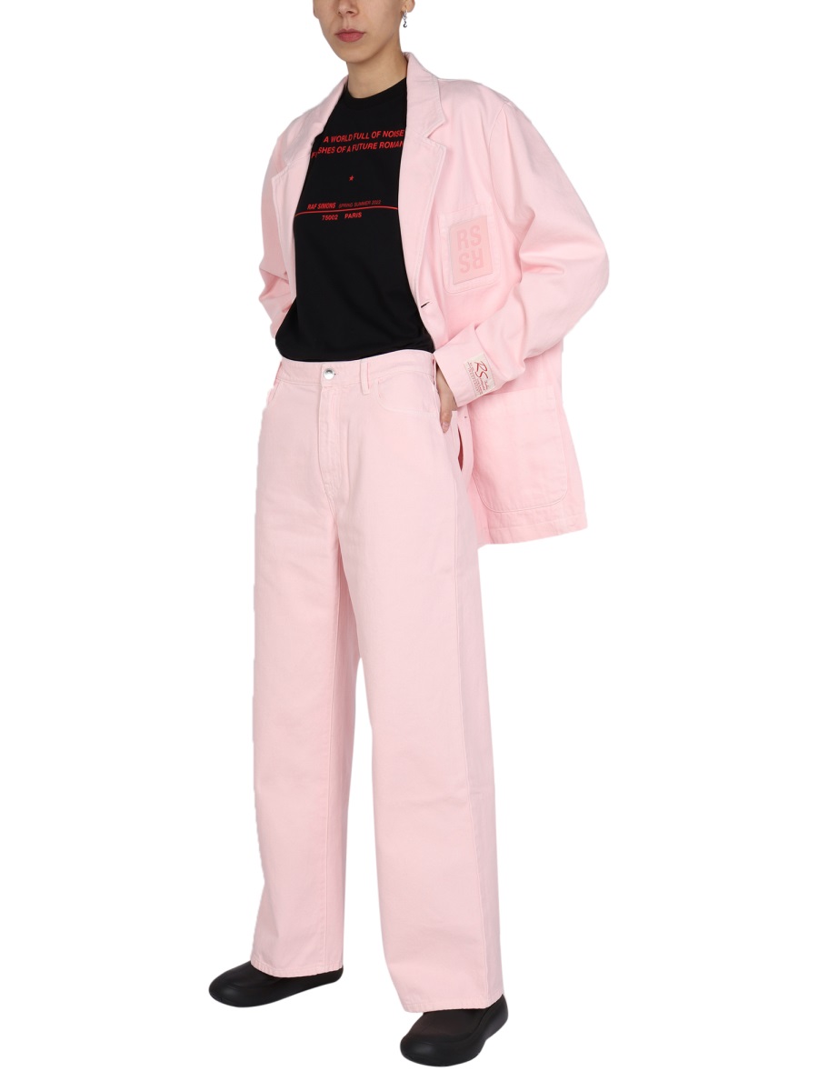 Raf Simons WIDE LEG PANTS Roze