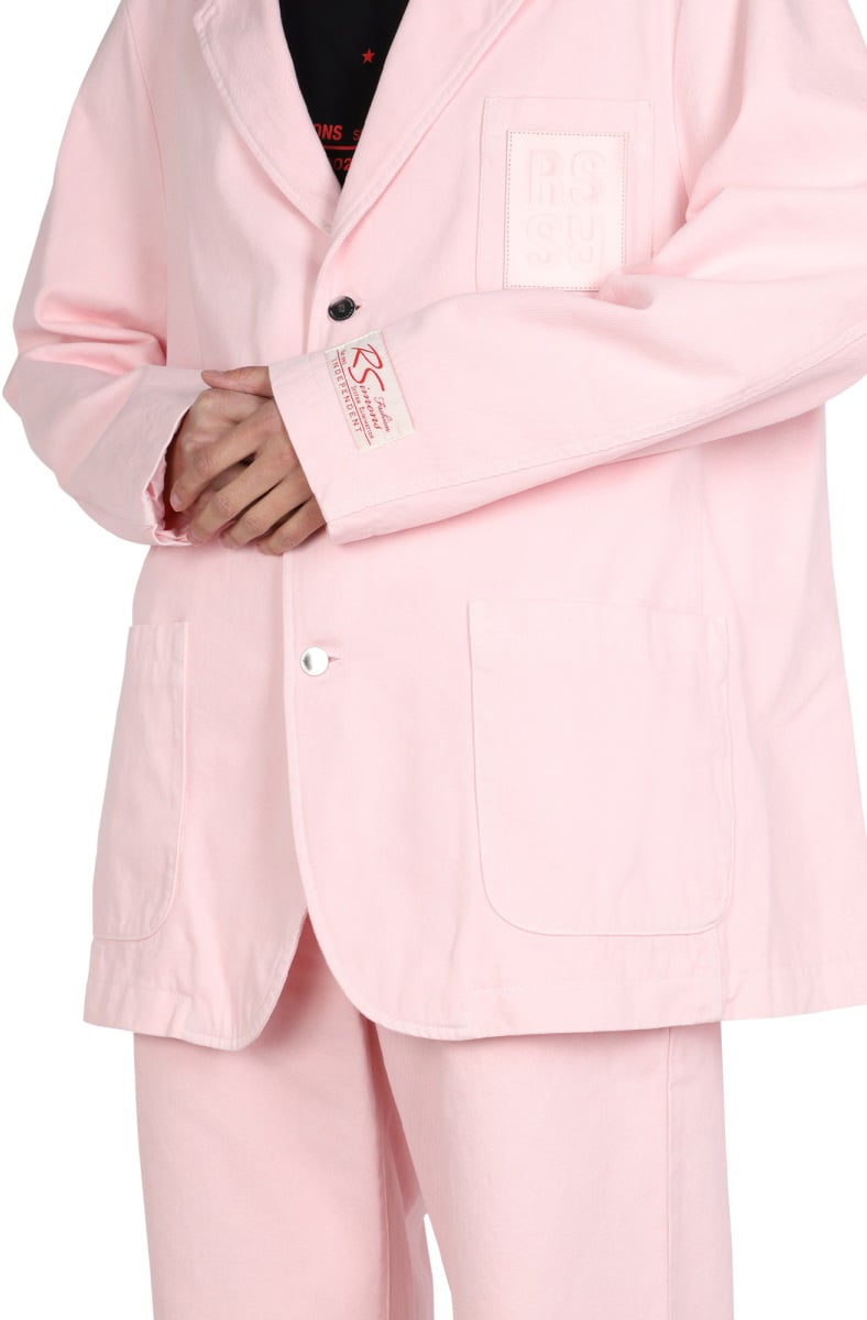 Raf Simons LOGO PATCH JACKET Roze