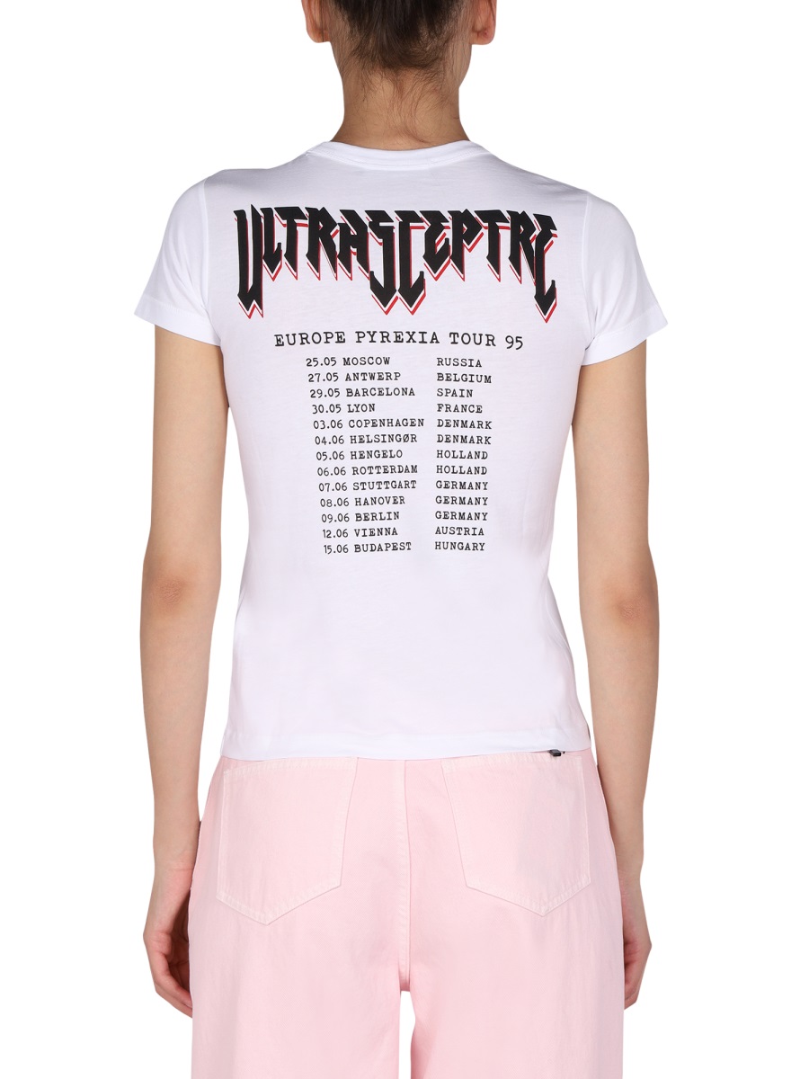 Raf Simons LOGO PRINT T-SHIRT Wit