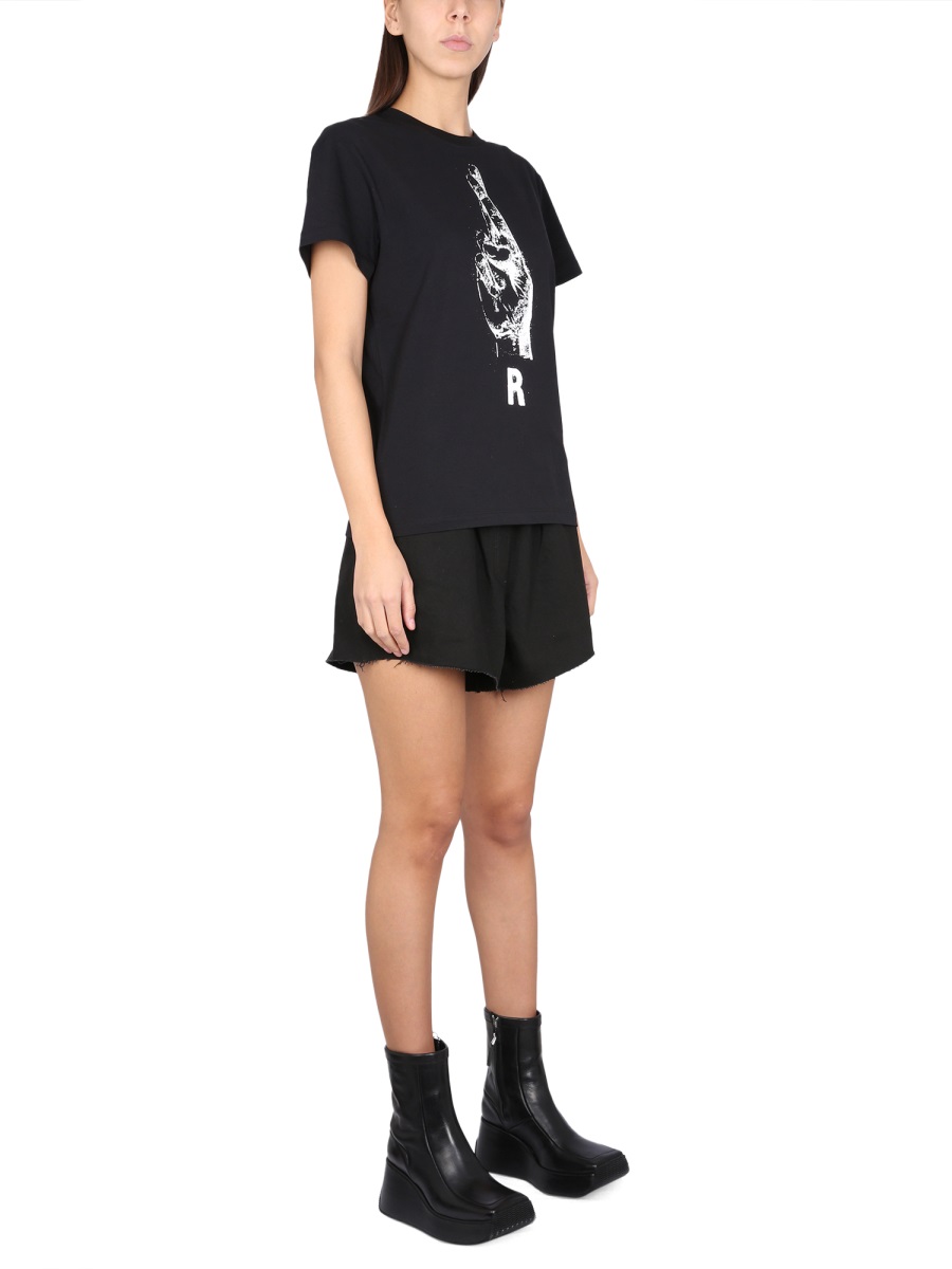 Raf Simons DENIM BERMUDA SHORTS Zwart