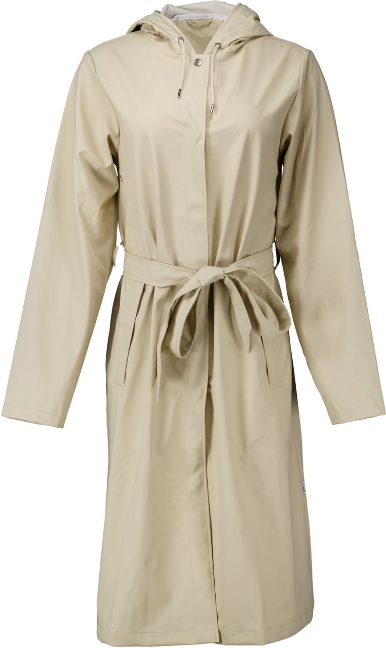 Rains Rains A-line Longer W3 Regenjas Creme 12040 Beige