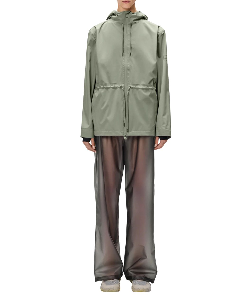 Rains Rains Suva Hardshell String W Jacket Regenjas Groen 12470 Groen