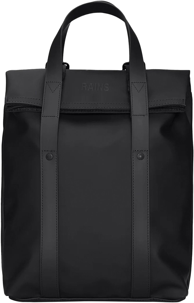 Rains 2 Way Tote Rugtas Mini W3 Zwart