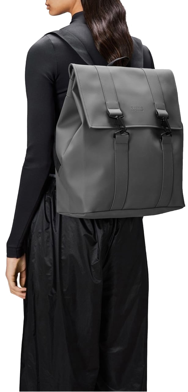 Rains Msn Bag W3 Logo Backpack Grijs